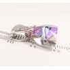 Кулон Xuping цвет Родий с кристаллами Swarovski на цепочке Сердечко и Треугольный Кристалл длина 40-45см фото №4 Кулон Xuping цвет Родий с кристаллами Swarovski на цепочке Сердечко и Треугольный Кристалл длина 40-45см фото №4