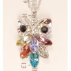 Кулон Xuping колір Родій із кристалами Swarovski на ланцюжку Сова Яскраві Різнокольорові Кристали довжина 38,5-44см х фото №3 Кулон Xuping колір Родій із кристалами Swarovski на ланцюжку Сова Яскраві Різнокольорові Кристали довжина 38,5-44см х фото №3