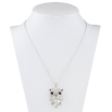 Кулон Xuping колір Родій із кристалами Swarovski на ланцюжку Сова довжина 38-43см х 1,5мм фото №2 Кулон Xuping колір Родій із кристалами Swarovski на ланцюжку Сова довжина 38-43см х 1,5мм фото №2