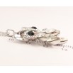 Кулон Xuping колір Родій із кристалами Swarovski на ланцюжку Сова довжина 38-43см х 1,5мм фото №4 Кулон Xuping колір Родій із кристалами Swarovski на ланцюжку Сова довжина 38-43см х 1,5мм фото №4
