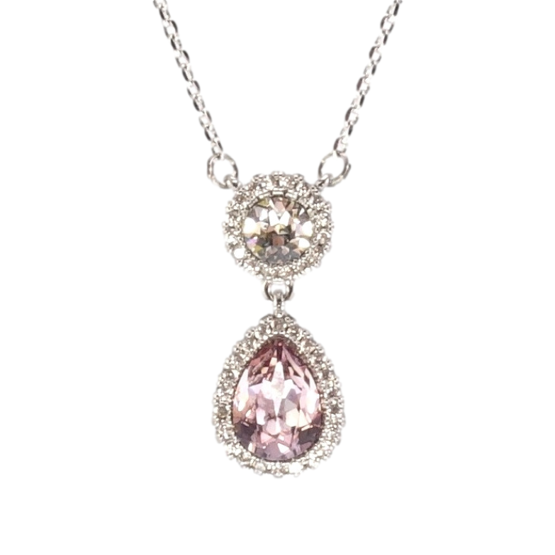 Кулон Xuping колір Родій з кристалами Swarovski на ланцюжку Кристали Коло і Крапля Колір Light Amethyst довжина 40-45см фото №24 Кулон Xuping колір Родій з кристалами Swarovski на ланцюжку Кристали Коло і Крапля Колір Light Amethyst довжина 40-45см фото №24
