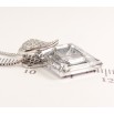 Кулон Xuping колір Родій із кристалами Swarovski на ланцюжку Сердечко Кристал та Перевернутий Квадрат довжина 41-45см фото №5 Кулон Xuping колір Родій із кристалами Swarovski на ланцюжку Сердечко Кристал та Перевернутий Квадрат довжина 41-45см фото №5
