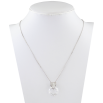 Кулон Xuping колір Родій із кристалами Swarovski на ланцюжку Серця Кристали і Кришталевий круг довжина 40-45см фото №2 Кулон Xuping колір Родій із кристалами Swarovski на ланцюжку Серця Кристали і Кришталевий круг довжина 40-45см фото №2