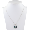 Кулон Xuping колір Родій із кристалами Swarovski на ланцюжку Сердечки Кришталеве коло довжина 40-45см фото №2 Кулон Xuping колір Родій із кристалами Swarovski на ланцюжку Сердечки Кришталеве коло довжина 40-45см фото №2