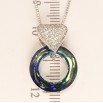 Кулон Xuping колір Родій із кристалами Swarovski на ланцюжку Сердечки Кришталеве коло довжина 40-45см фото №4 Кулон Xuping колір Родій із кристалами Swarovski на ланцюжку Сердечки Кришталеве коло довжина 40-45см фото №4