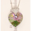 Кулон Xuping цвет Родий с кристаллами Swarovski на цепочке Сердечки Кристалл и Кристалл Paradise Shine дл фото №3 Кулон Xuping цвет Родий с кристаллами Swarovski на цепочке Сердечки Кристалл и Кристалл Paradise Shine дл фото №3
