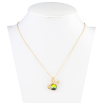 Кулон Xuping 18K с кристаллами Swarovski на цепочке Ленточный бантик с кристаллом Vitrail Medium дл.40-45см фото №2 Кулон Xuping 18K с кристаллами Swarovski на цепочке Ленточный бантик с кристаллом Vitrail Medium дл.40-45см фото №2
