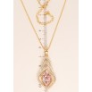 Кулон Xuping цвет+цвет Родий с кристаллами Swarovski на цепочке Кристалл Light Rose форма лимон дл.40-45см фото №7 Кулон Xuping цвет+цвет Родий с кристаллами Swarovski на цепочке Кристалл Light Rose форма лимон дл.40-45см фото №7