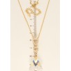 Кулон Xuping цвет 18K с кр-ми Swarovski на цепочке Кристалл Shimmer с треугольниками длина 39-44см фото №5 Кулон Xuping цвет 18K с кр-ми Swarovski на цепочке Кристалл Shimmer с треугольниками длина 39-44см фото №5