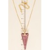 Кулон Xuping колір 18K з кр-ми Swarovski на ланцюжку Кристал Amethyst з квіточкою довжина 40-45см фото №5 Кулон Xuping колір 18K з кр-ми Swarovski на ланцюжку Кристал Amethyst з квіточкою довжина 40-45см фото №5