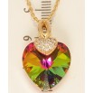 Кулон Xuping колір 18K з кр-ми Swarovski на ланцюжку Кристальне серце Vitrail Medium довжина 38,5-43,5см фото №3 Кулон Xuping колір 18K з кр-ми Swarovski на ланцюжку Кристальне серце Vitrail Medium довжина 38,5-43,5см фото №3