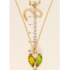 Кулон Xuping колір 18K з кр-ми Swarovski на ланцюжку Кристальне серце Vitrail Medium довжина 38,5-43,5см фото №5 Кулон Xuping колір 18K з кр-ми Swarovski на ланцюжку Кристальне серце Vitrail Medium довжина 38,5-43,5см фото №5