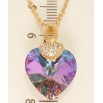 Кулон Xuping колір 18K з кр-ми Swarovski на ланцюжку Кристальне серце Paradise Shine довжина 39-43,5см фото №3 Кулон Xuping колір 18K з кр-ми Swarovski на ланцюжку Кристальне серце Paradise Shine довжина 39-43,5см фото №3