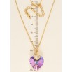 Кулон Xuping колір 18K з кр-ми Swarovski на ланцюжку Кристальне серце Paradise Shine довжина 39-43,5см фото №5 Кулон Xuping колір 18K з кр-ми Swarovski на ланцюжку Кристальне серце Paradise Shine довжина 39-43,5см фото №5