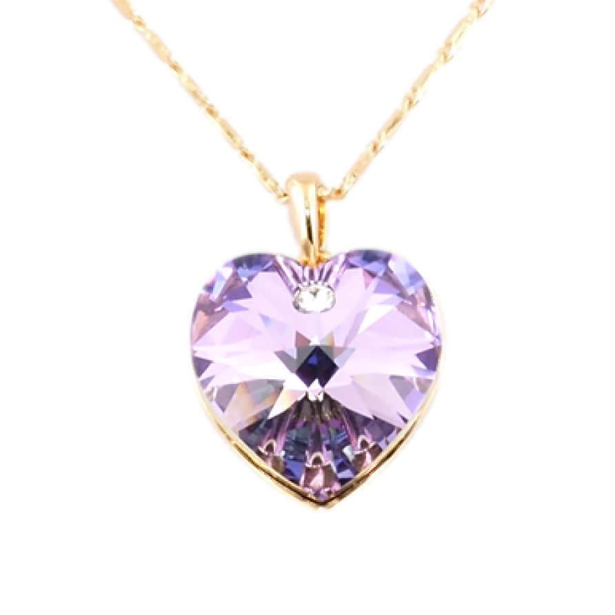 Кулон Xuping цвет 18K с кр-ми Swarovski на цепочке Кристальное сердце Heliotrope длина 40-45см фото №1 Кулон Xuping цвет 18K с кр-ми Swarovski на цепочке Кристальное сердце Heliotrope длина 40-45см фото №1