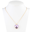 Кулон Xuping цвет 18K с кр-ми Swarovski на цепочке Кристальное сердце Heliotrope длина 40-45см фото №2 Кулон Xuping цвет 18K с кр-ми Swarovski на цепочке Кристальное сердце Heliotrope длина 40-45см фото №2