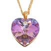 Кулон Xuping цвет 18K с кр-ми Swarovski на цепочке Кристальное сердце Heliotrope длина 40-45см фото №3 Кулон Xuping цвет 18K с кр-ми Swarovski на цепочке Кристальное сердце Heliotrope длина 40-45см фото №3