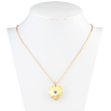 Кулон Xuping цвет 18K с кр-ми Swarovski на цепочке Кристальное сердце Sunflower длина 40-45см фото №2