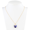 Кулон Xuping 18K с кр-ми Swarovski на цепочке Сердце кристалл Heliotrope длина 40-45см х 1мм фото №2 Кулон Xuping 18K с кр-ми Swarovski на цепочке Сердце кристалл Heliotrope длина 40-45см х 1мм фото №2