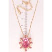 Кулон Xuping 18K з кр-ми Swarovski на ланцюжку Кристал Rose з промінчиками довжина 41.5-46.5см х 1мм фото №3 Кулон Xuping 18K з кр-ми Swarovski на ланцюжку Кристал Rose з промінчиками довжина 41.5-46.5см х 1мм фото №3