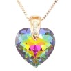 Кулон Xuping 18K с кр-ми Swarovski на цепочке Сердце кристалл Capri Blue дл. 39-44см х 1мм фото №3 Кулон Xuping 18K с кр-ми Swarovski на цепочке Сердце кристалл Capri Blue дл. 39-44см х 1мм фото №3
