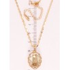 Кулон Xuping 18K с кр-ми Swarovski на цепочке Медальон с кристаллом Golden Shadow дл. 40-45см х фото №4 Кулон Xuping 18K с кр-ми Swarovski на цепочке Медальон с кристаллом Golden Shadow дл. 40-45см х фото №4
