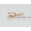 Серьги Xuping Позолота 18K английский замок Подвески с фианитами фото №2 Серьги Xuping Позолота 18K английский замок Подвески с фианитами фото №2