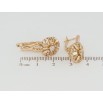 Серьги Xuping Позолота 18K английский замок Цветочный узор с цирконием фото №2 Серьги Xuping Позолота 18K английский замок Цветочный узор с цирконием фото №2