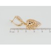 Серьги Xuping Позолота 18K английский замок Подвески декоративные сердечки фото №2 Серьги Xuping Позолота 18K английский замок Подвески декоративные сердечки фото №2