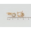 Серьги Xuping Позолота 18K английский замок Инкрустация цирконием фото №2