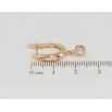 Серьги Xuping Позолота 18K английский замок Кристальные подвески ø 5мм фото №2 Серьги Xuping Позолота 18K английский замок Кристальные подвески ø 5мм фото №2