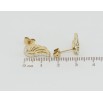 Серьги Xuping TTM Stainless Steel цвет 14K пусеты Крылья с цирконием фото №2 Серьги Xuping TTM Stainless Steel цвет 14K пусеты Крылья с цирконием фото №2