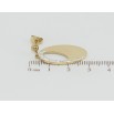 Серьги Xuping TTM Stainless Steel цвет 14K пусеты Овальные подвески с цирконием фото №2 Серьги Xuping TTM Stainless Steel цвет 14K пусеты Овальные подвески с цирконием фото №2