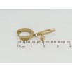 Серьги Xuping TTM Stainless Steel цвет 14K подвески на колечках Круглые подвески с кубиками фото №2 Серьги Xuping TTM Stainless Steel цвет 14K подвески на колечках Круглые подвески с кубиками фото №2