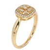 Кольцо Xuping Позолота 18K Квадрат с инкрустацией цирконием фото №2 Кольцо Xuping Позолота 18K Квадрат с инкрустацией цирконием фото №2