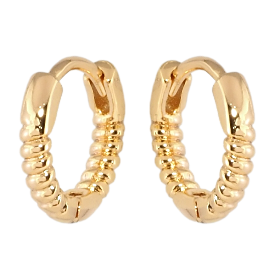 Серьги Xuping Позолота 18K колечки Декоративный узор фото №1 Серьги Xuping Позолота 18K колечки Декоративный узор фото №1