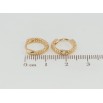Серьги Xuping Позолота 18K колечки Декоративный узор фото №2 Серьги Xuping Позолота 18K колечки Декоративный узор фото №2