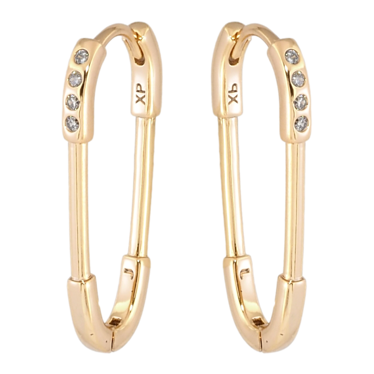 Сережки Xuping Позолота 18K колечка Декоративні шпильки з цирконієм фото №20 Сережки Xuping Позолота 18K колечка Декоративні шпильки з цирконієм фото №20