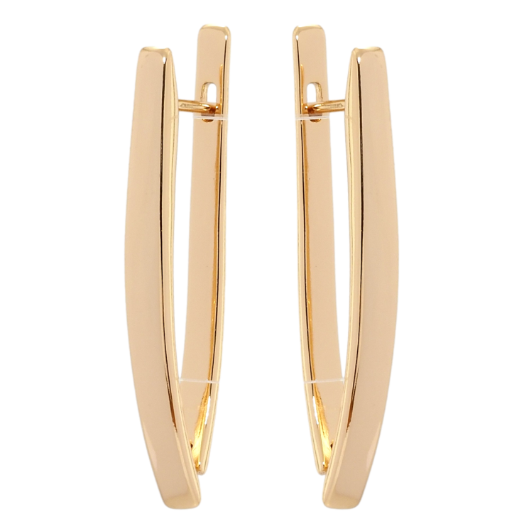 Сережки Xuping Позолота 18K англійський замок Скоби фото №19
