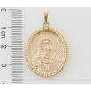 Кулон Xuping Позолота 18K Овальна Ладанка Ісус Христос для ланцюжка до 5мм фото №2