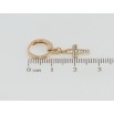 Серьги Xuping Позолота 18K подвески на колечках Крестики с цирконием фото №2 Серьги Xuping Позолота 18K подвески на колечках Крестики с цирконием фото №2