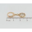 Серьги Xuping Позолота 18K подвески на колечках Декоративные подвески с цирконием фото №2 Серьги Xuping Позолота 18K подвески на колечках Декоративные подвески с цирконием фото №2