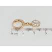 Серьги Xuping Позолота 18K подвески на колечках Кристальные цветочки фото №2 Серьги Xuping Позолота 18K подвески на колечках Кристальные цветочки фото №2