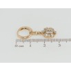 Серьги Xuping Позолота 18K подвески на колечках Звезды из циркония фото №2 Серьги Xuping Позолота 18K подвески на колечках Звезды из циркония фото №2