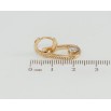 Сережки Xuping Позолота 18K підвіски на колечках Петельки з цирконієм фото №2 Сережки Xuping Позолота 18K підвіски на колечках Петельки з цирконієм фото №2