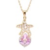 Кулон Xuping колір 18K з кр-ми Swarovski на ланцюжку Куб Tanzanite з морською зіркою довжина 40-45см х 1мм фото №3 Кулон Xuping колір 18K з кр-ми Swarovski на ланцюжку Куб Tanzanite з морською зіркою довжина 40-45см х 1мм фото №3