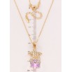 Кулон Xuping колір 18K з кр-ми Swarovski на ланцюжку Куб Tanzanite з морською зіркою довжина 40-45см х 1мм фото №4 Кулон Xuping колір 18K з кр-ми Swarovski на ланцюжку Куб Tanzanite з морською зіркою довжина 40-45см х 1мм фото №4