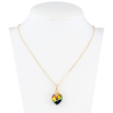 Кулон Xuping 18K с кр-ми Swarovski на цепочке Сердечки с кристаллом Vitrail Medium дл. 40,5-46см х 1мм фото №2 Кулон Xuping 18K с кр-ми Swarovski на цепочке Сердечки с кристаллом Vitrail Medium дл. 40,5-46см х 1мм фото №2