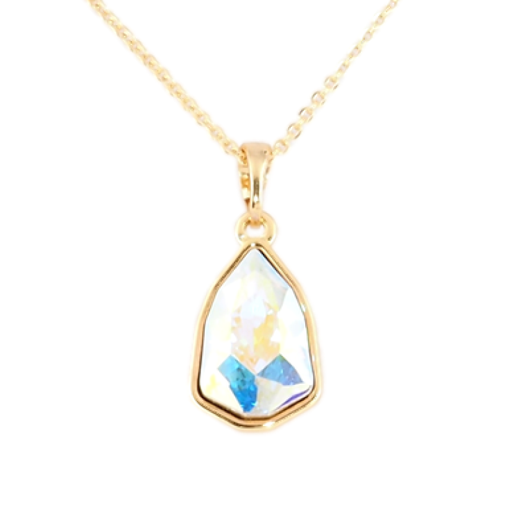 Кулон Xuping колір 18K з кристалами Swarovski на ланцюжку Кристал АВ довжина 39-44см х 1мм фото №17