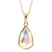 Кулон Xuping колір 18K з кристалами Swarovski на ланцюжку Кристал АВ довжина 39-44см х 1мм фото №3 Кулон Xuping колір 18K з кристалами Swarovski на ланцюжку Кристал АВ довжина 39-44см х 1мм фото №3